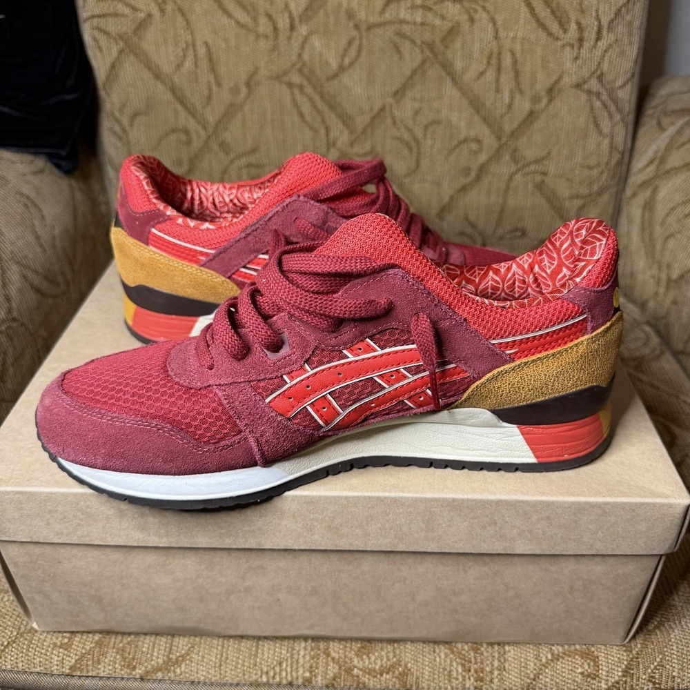 Size 10.5 - Asics Gel Lyte 3 Fiery Red (HN514) - Picture 3 of 8